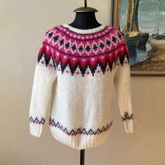 H&M (Label of Graded Goods) alpaca blend Nordic style sweater size XS - Picture 1 of 15